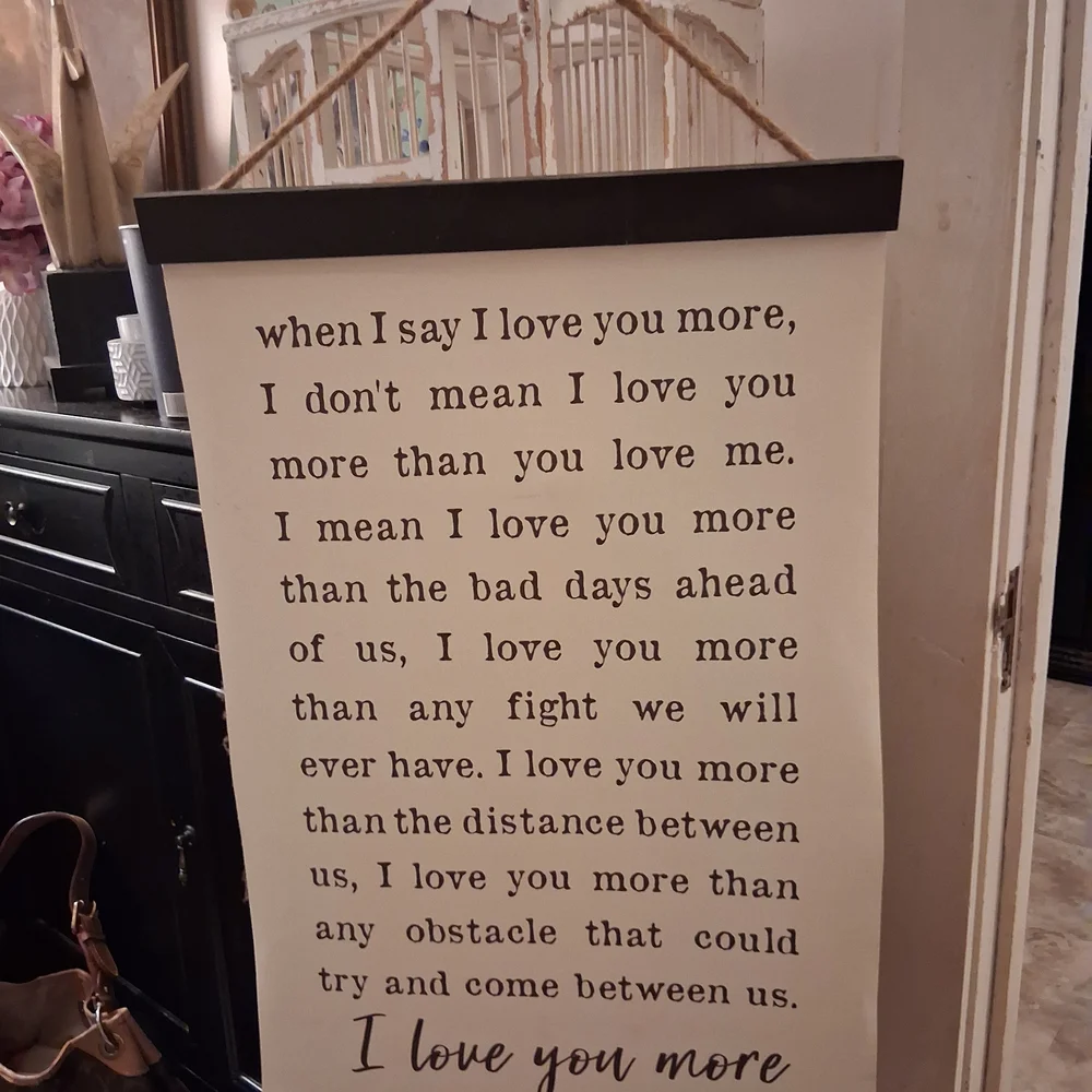 Inspirational Quote Tapestry in Black and White